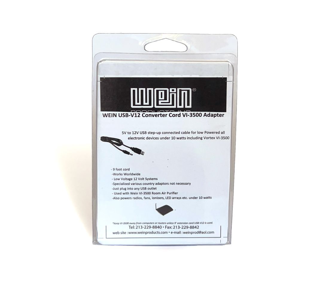 Cordon Convertisseur USB Vortex VI-3500 Step-Up 12V