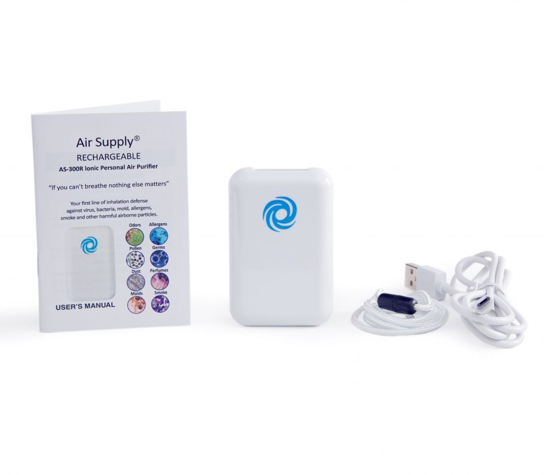 Purificateur d'air ionique personnel rechargeable AS-300R