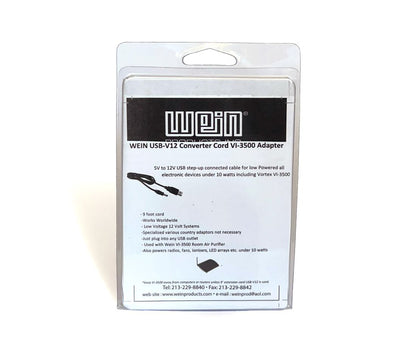 Cordon Convertisseur USB Vortex VI-3500 Step-Up 12V